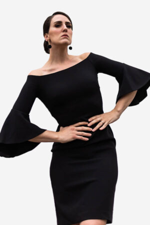 Eline short dress black